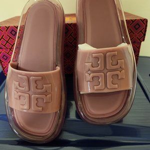 Tory Burch Slides / Size 5 / Beige